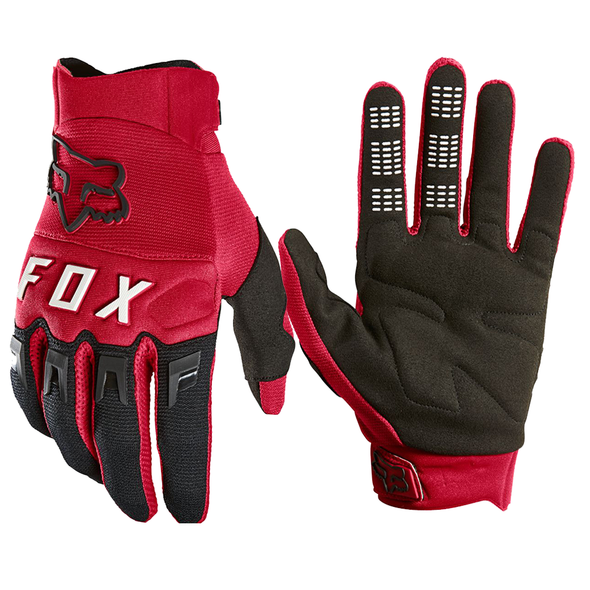 FOX DIRTPAW GLOVES FLAME RED
